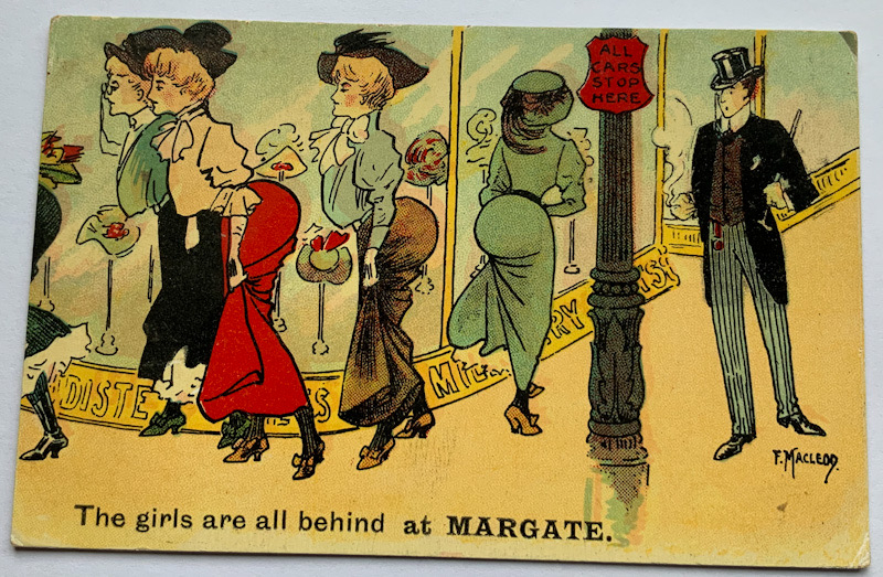 Early 1900s Margate postcard